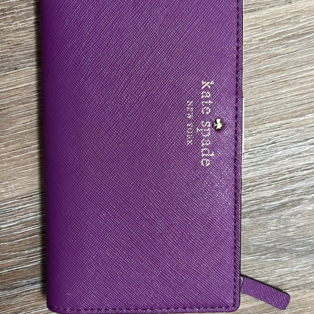 Kate Spade Purple Bifold Wallet